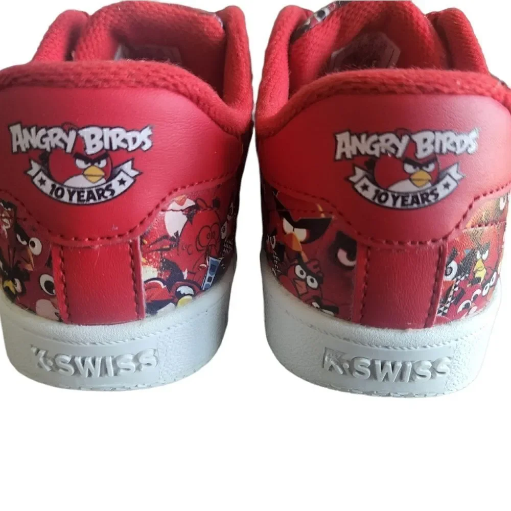 K- Swiss Angry Birds Red 10 Years Collector's Kids Boys Girls Sneakers‎